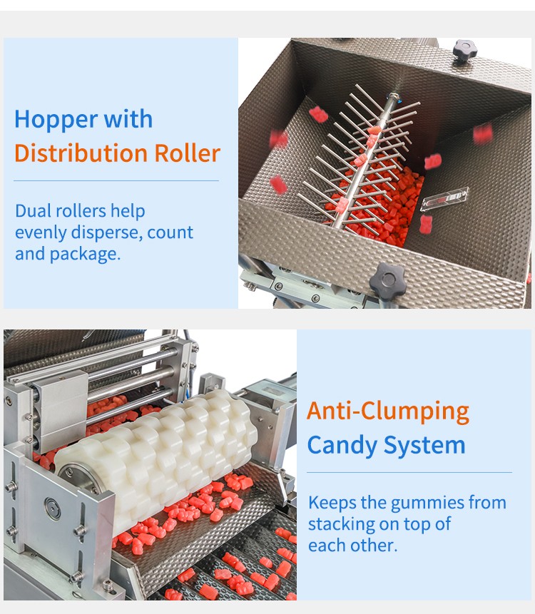 sanded candy counter machine