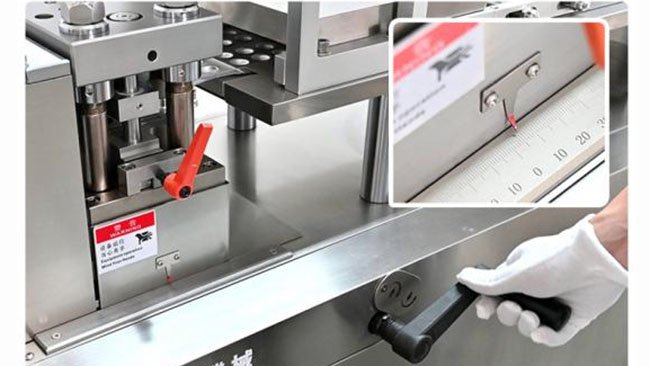 handwheel adjustment for Blister Packaging Machine