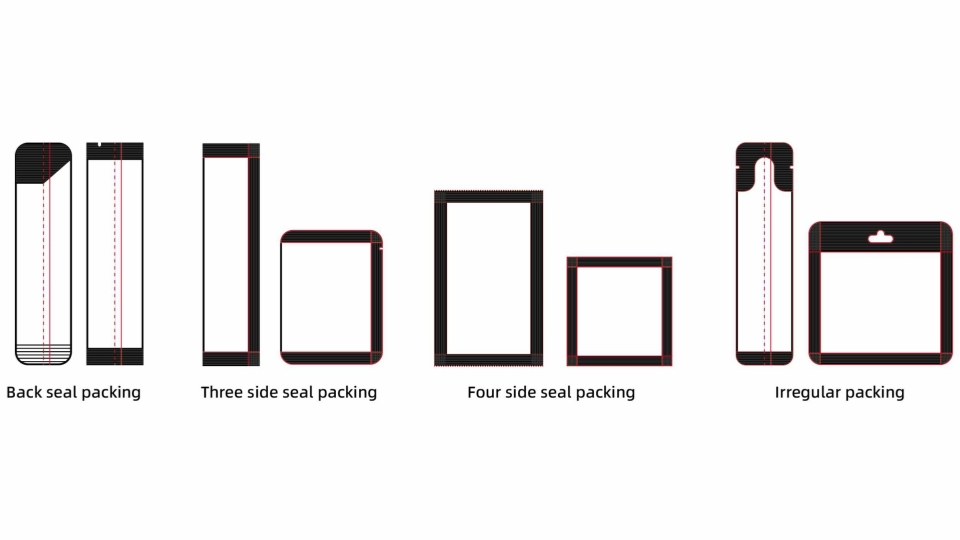 Common Seal Types of Stick Packs and Sachet Packets by Bag Structure