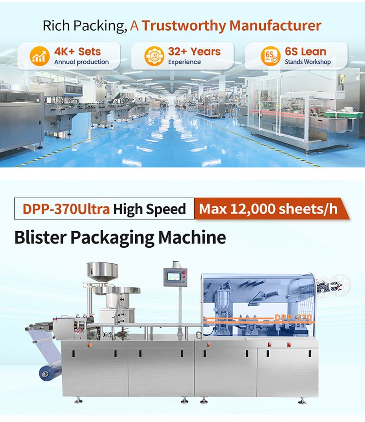 flat plate blister packing machine