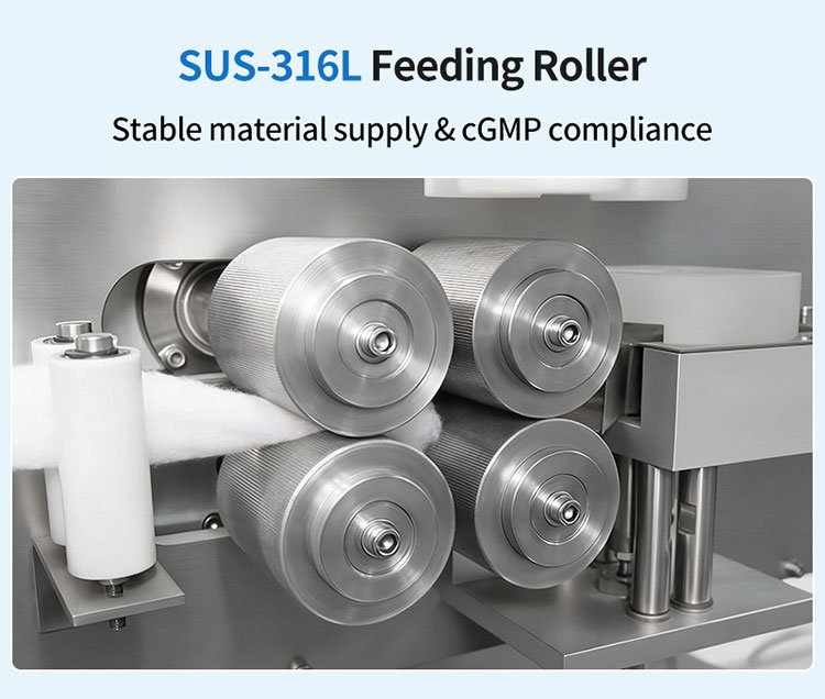 SUS 316L cottoner feeding roller
