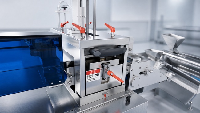 new cutting station of the blister packing machine_clean