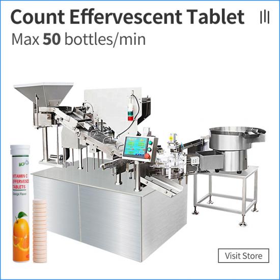 effervescent counting machine