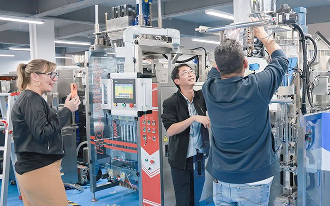 French Client Highly Endorses Rich Packing's Stick Packing Machine After On-Site Inspection