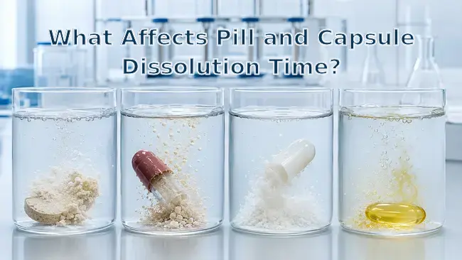 Was beeinflusst die Auflösungszeit von Tabletten und Kapseln? 8 Faktoren von der Formulierung bis zur Herstellung