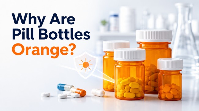Warum sind Pillenflaschen orange? Wie das Flaschendesign zum Schutz von Medikamenten beiträgt