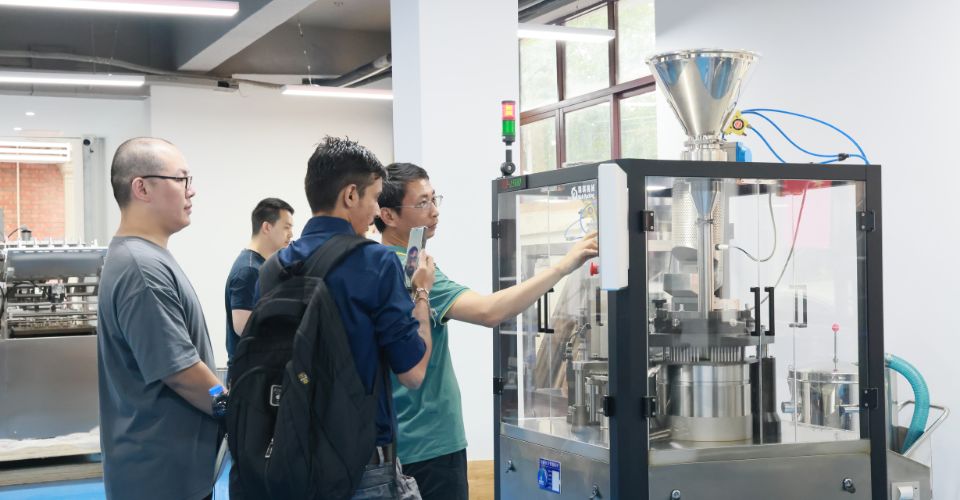 Indian Medical Delegation Inspects Rich Packing, Praises NJP1500D Capsule Filling Machine
