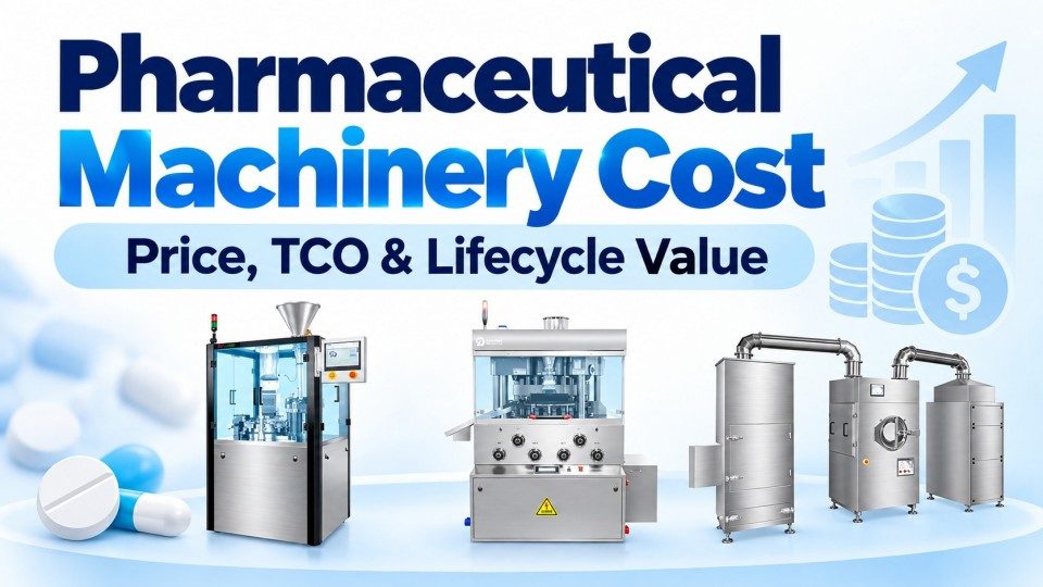 Kosten für pharmazeutische Maschinen: Ein praktischer Leitfaden zu Preis, Betriebskosten und Gesamtbetriebskosten (TCO)